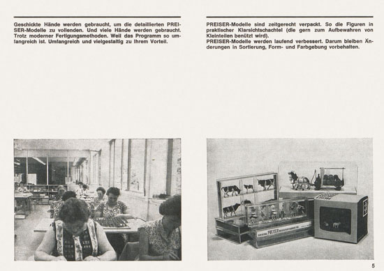 Seite 5 Preiser Katalog 1967-1968