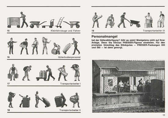 Seite 11 Preiser Katalog 1967-1968