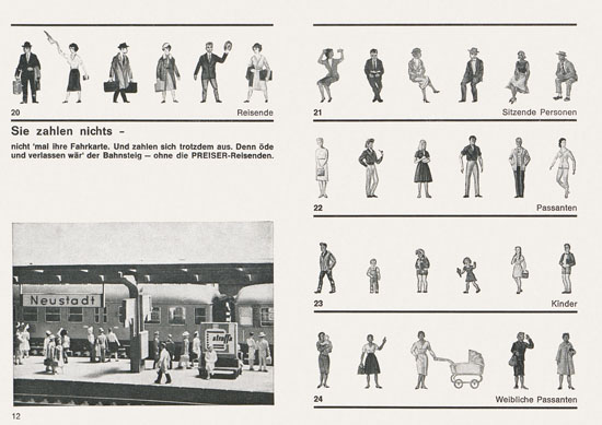 Seite 12 Preiser Katalog 1967-1968