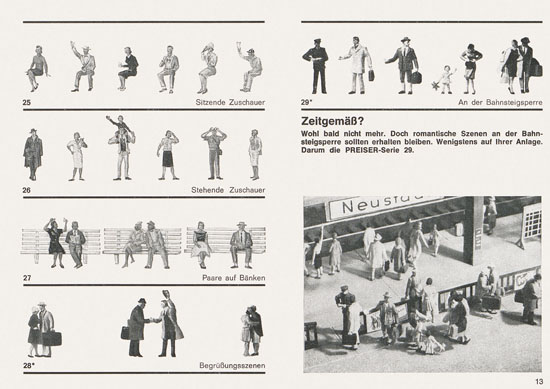 Seite 13 Preiser Katalog 1967-1968