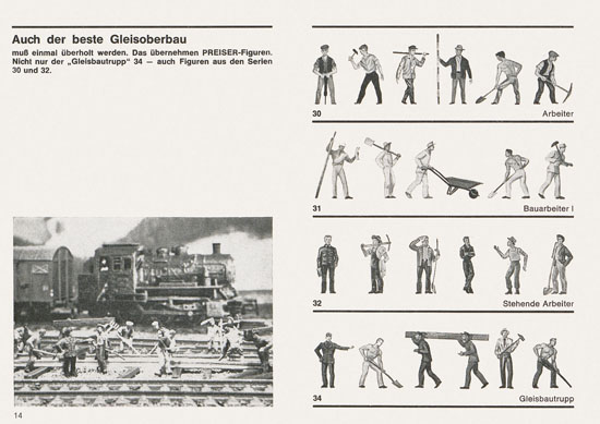 Seite 14 Preiser Katalog 1967-1968