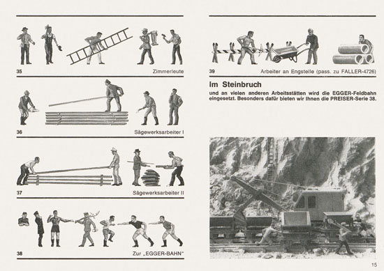 Seite 15 Preiser Katalog 1967-1968