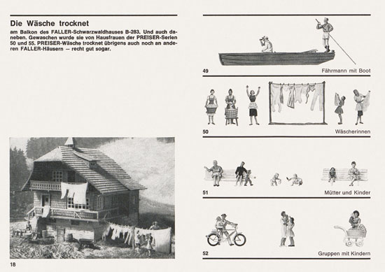 Seite 18 Preiser Katalog 1967-1968