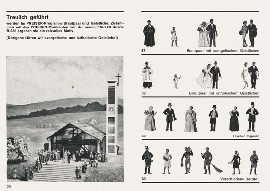 Seite 20 Preiser Katalog 1967-1968