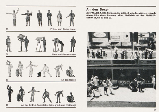 Seite 21 Preiser Katalog 1967-1968