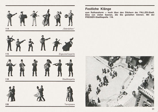 Seite 31 Preiser Katalog 1967-1968