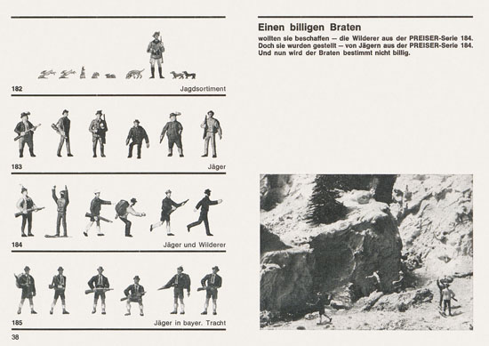 Seite 38 Preiser Katalog 1967-1968