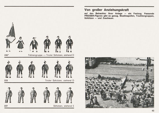 Seite 43 Preiser Katalog 1967-1968