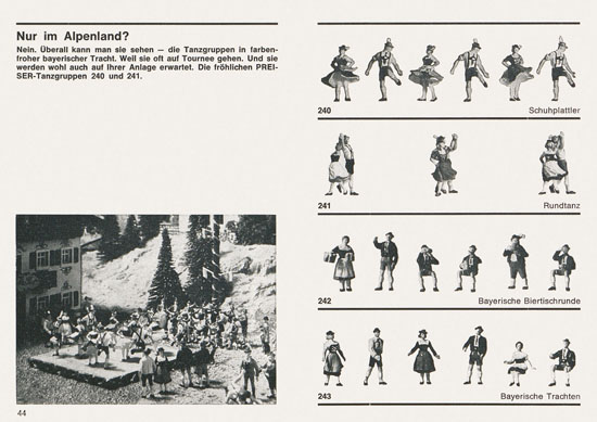 Seite 44 Preiser Katalog 1967-1968