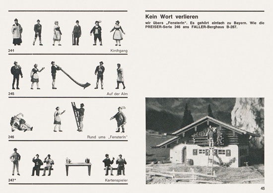 Seite 45 Preiser Katalog 1967-1968