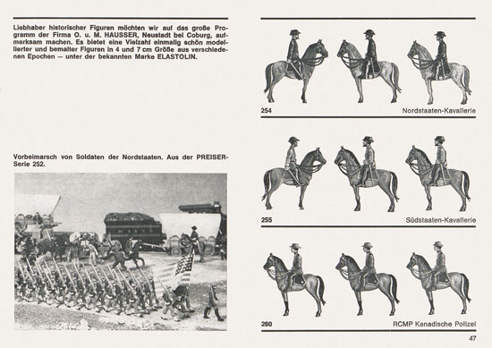 Seite 47 Preiser Katalog 1967-1968