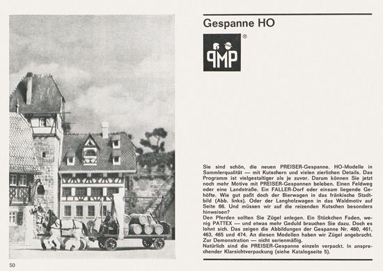 Seite 50 Preiser Katalog 1967-1968