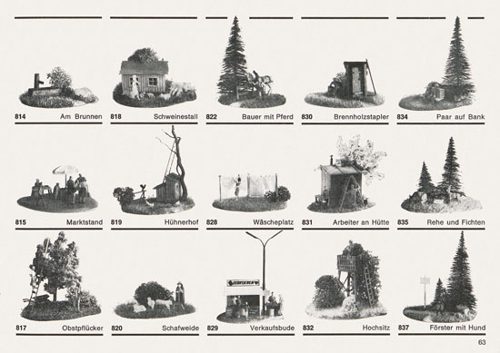 Seite 63 Preiser Katalog 1967-1968