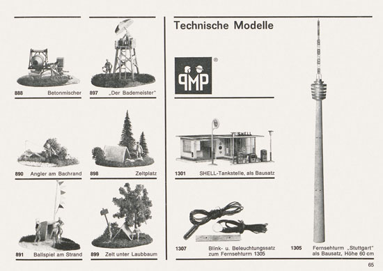 Seite 65 Preiser Katalog 1967-1968