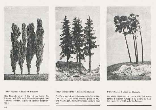 Seite 68 Preiser Katalog 1967-1968