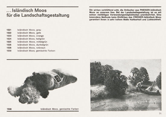 Seite 71 Preiser Katalog 1967-1968