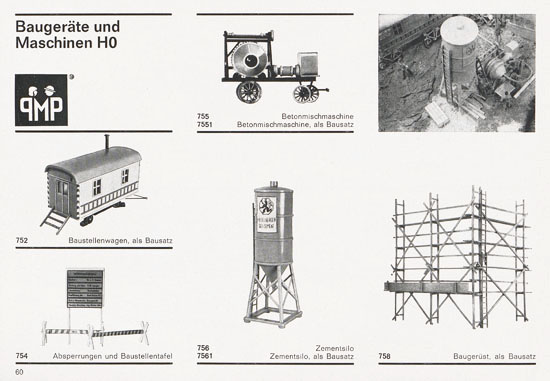 Preiser Katalog 1969-1970