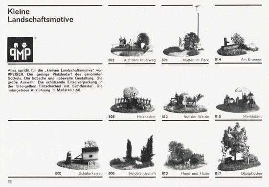 Preiser Katalog 1969-1970