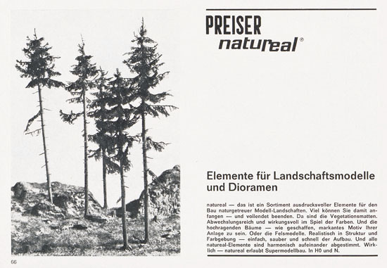 Preiser Katalog 1969-1970