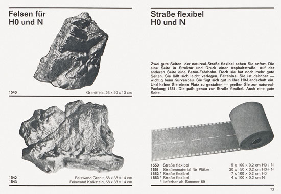 Preiser Katalog 1969-1970