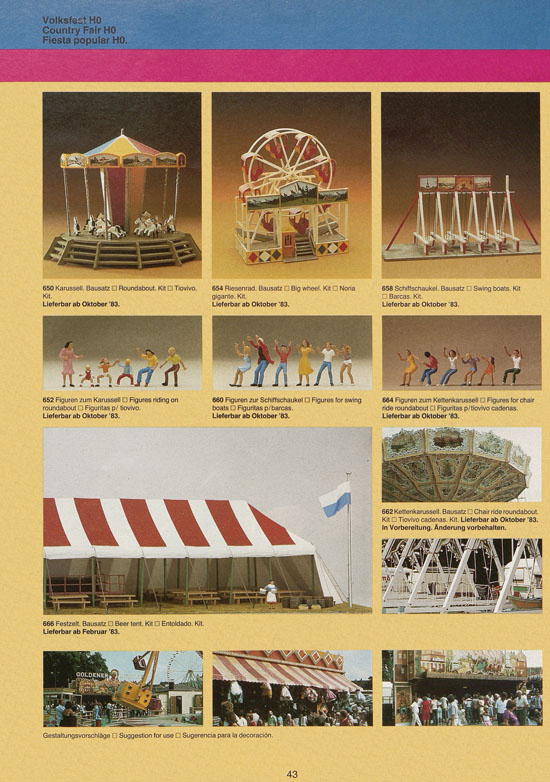 Seite 43 Preiser Katalog PK 18 1983