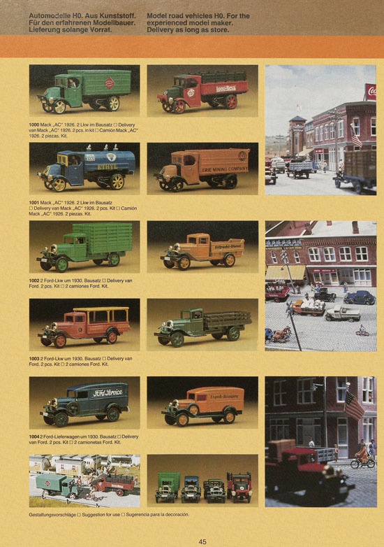 Seite 45 Preiser Katalog PK 18 1983