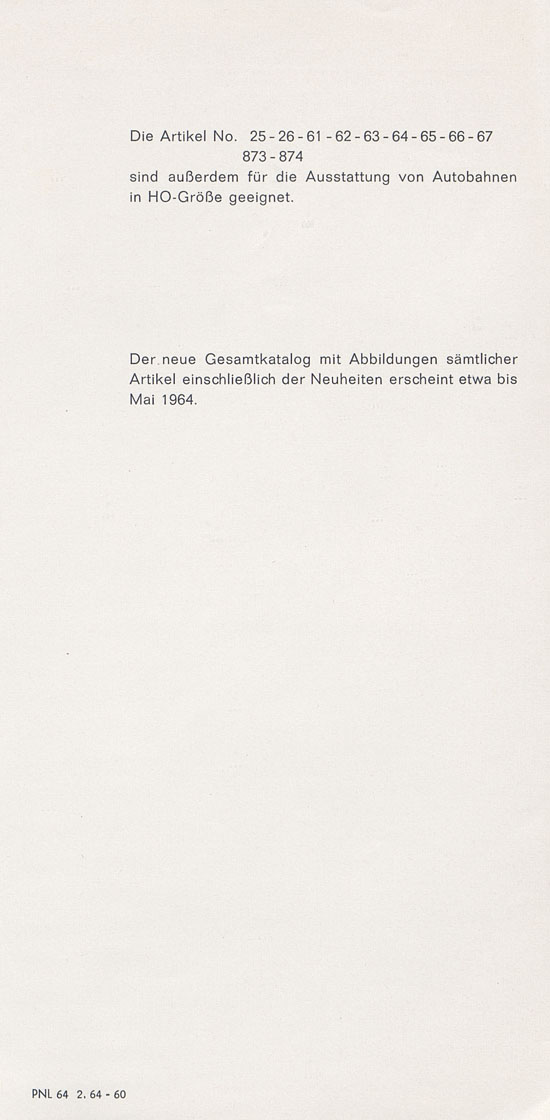 Seite 6 Preiser Neuheiten 1964-1965