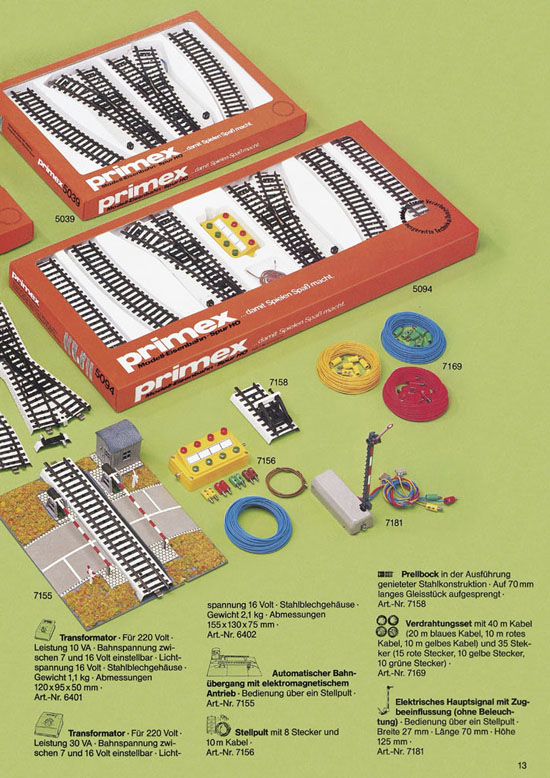 Seite 13 Primex Katalog 1985