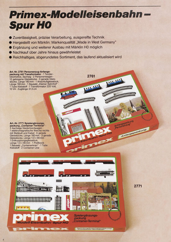 Seite 4 Primex Katalog 1986