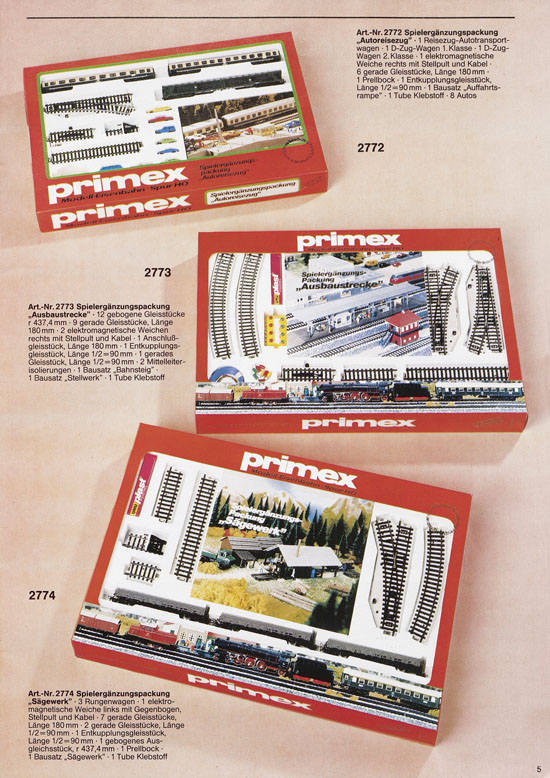 Seite 5 Primex Katalog 1986