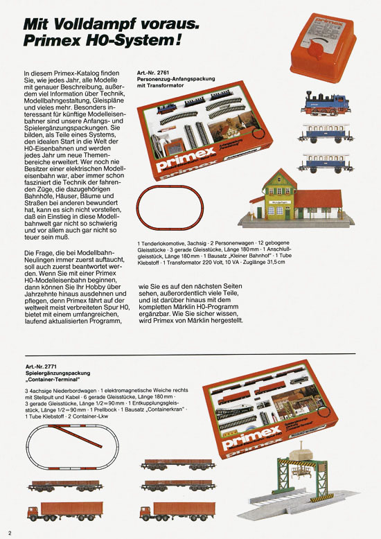 Primex Katalog 1987