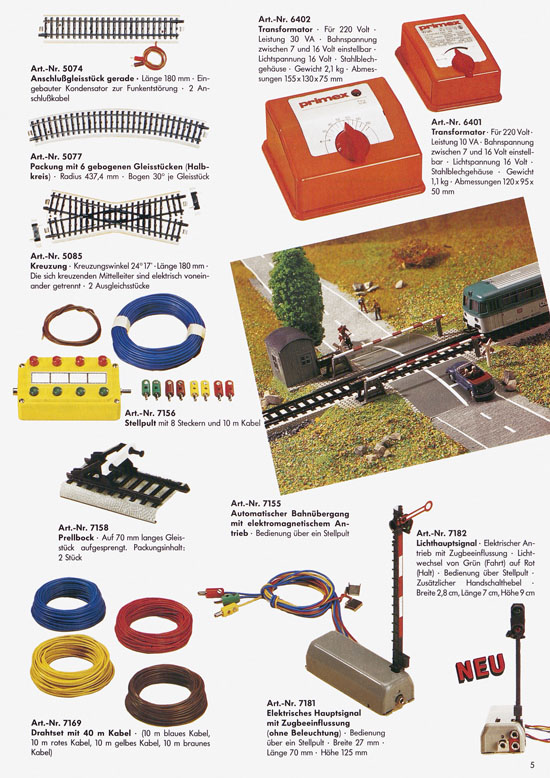 Seite 5 Primex Katalog 1988