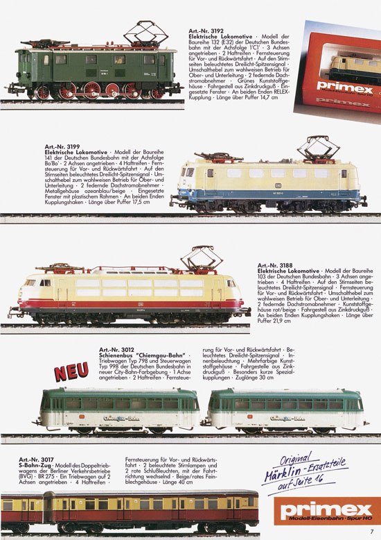 Seite 7 Primex Katalog 1988