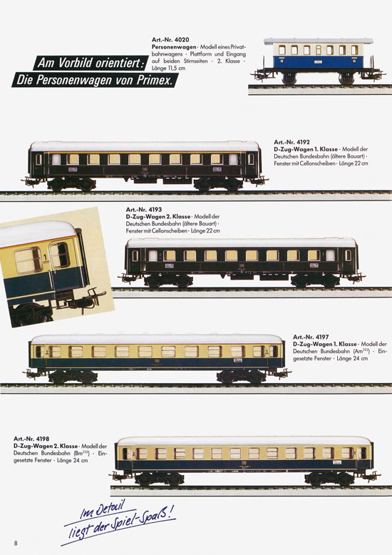 Primex Katalog 1988