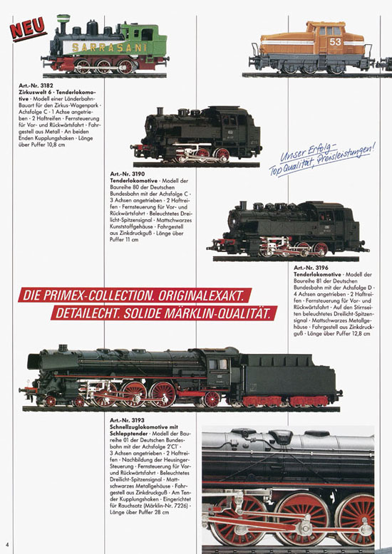 Seite 4 Primex Katalog 1990-1991