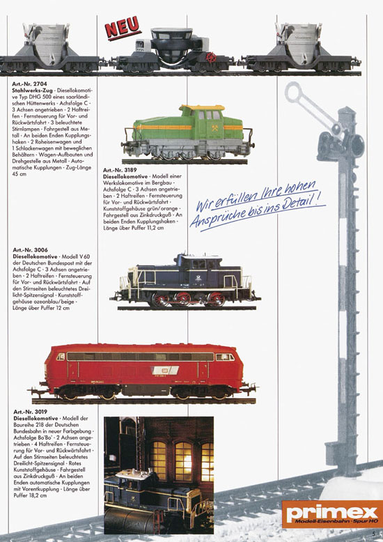 Seite 5 Primex Katalog 1990-1991