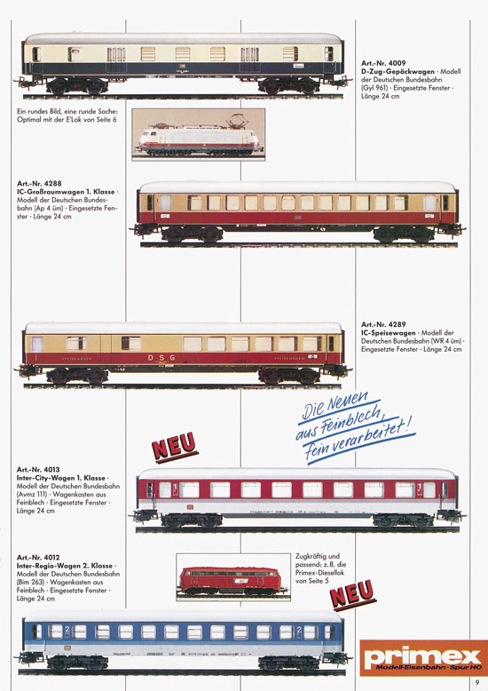 Seite 9 Primex Katalog 1990-1991