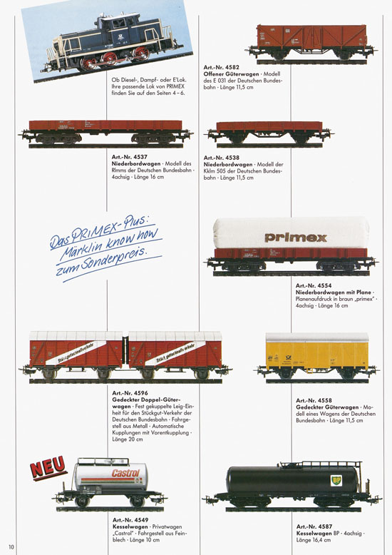 Seite 10 Primex Katalog 1990-1991