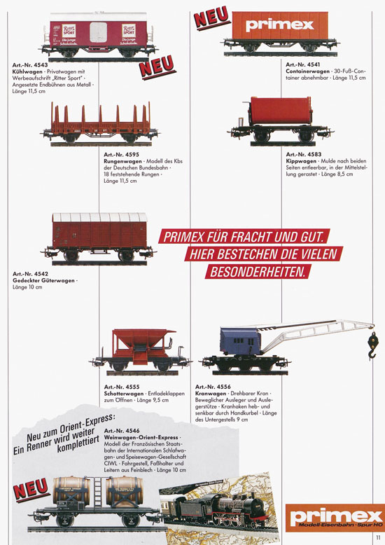 Seite 11 Primex Katalog 1990-1991