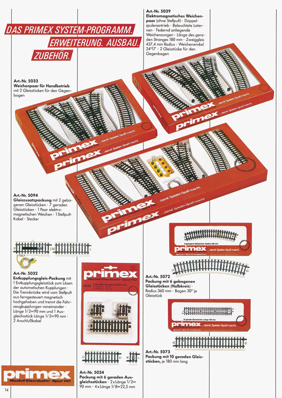 Seite 14 Primex Katalog 1990-1991