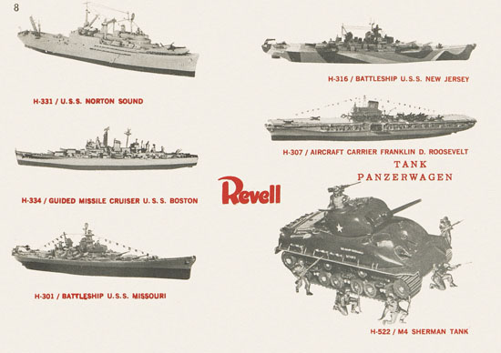 Revell Katalog 1956