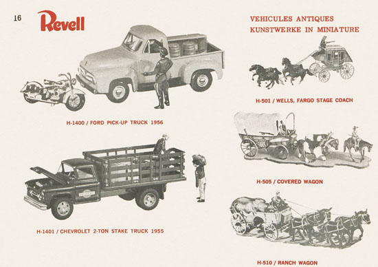 Revell Katalog 1956