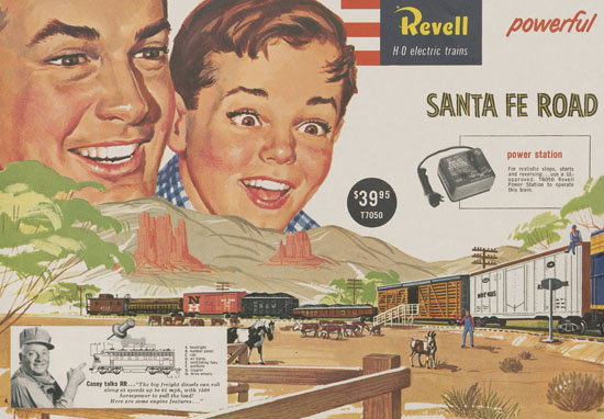 Revell H0 electric trains 1957-1958