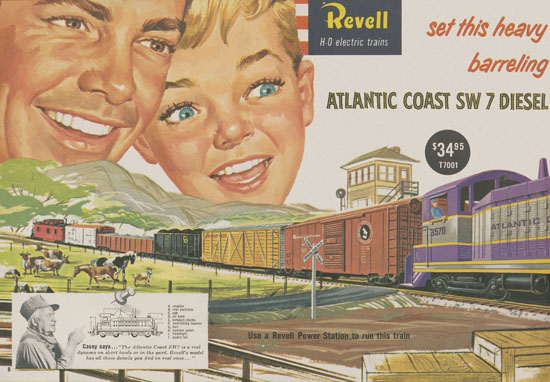 Revell H0 electric trains 1957-1958