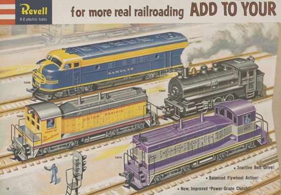 Revell H0 electric trains 1957-1958