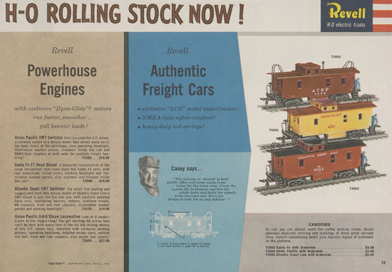 Seite 13 Revell H0 electric trains 1957-1958