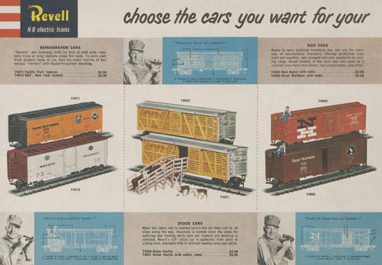 Revell H0 electric trains 1957-1958