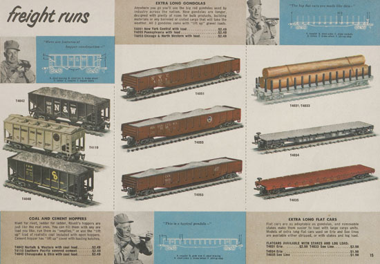 Revell H0 electric trains 1957-1958