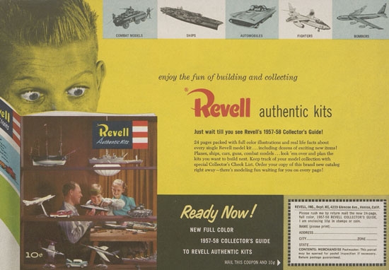 Revell H0 electric trains 1957-1958