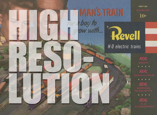 Revell H0 electric trains 1957-1958